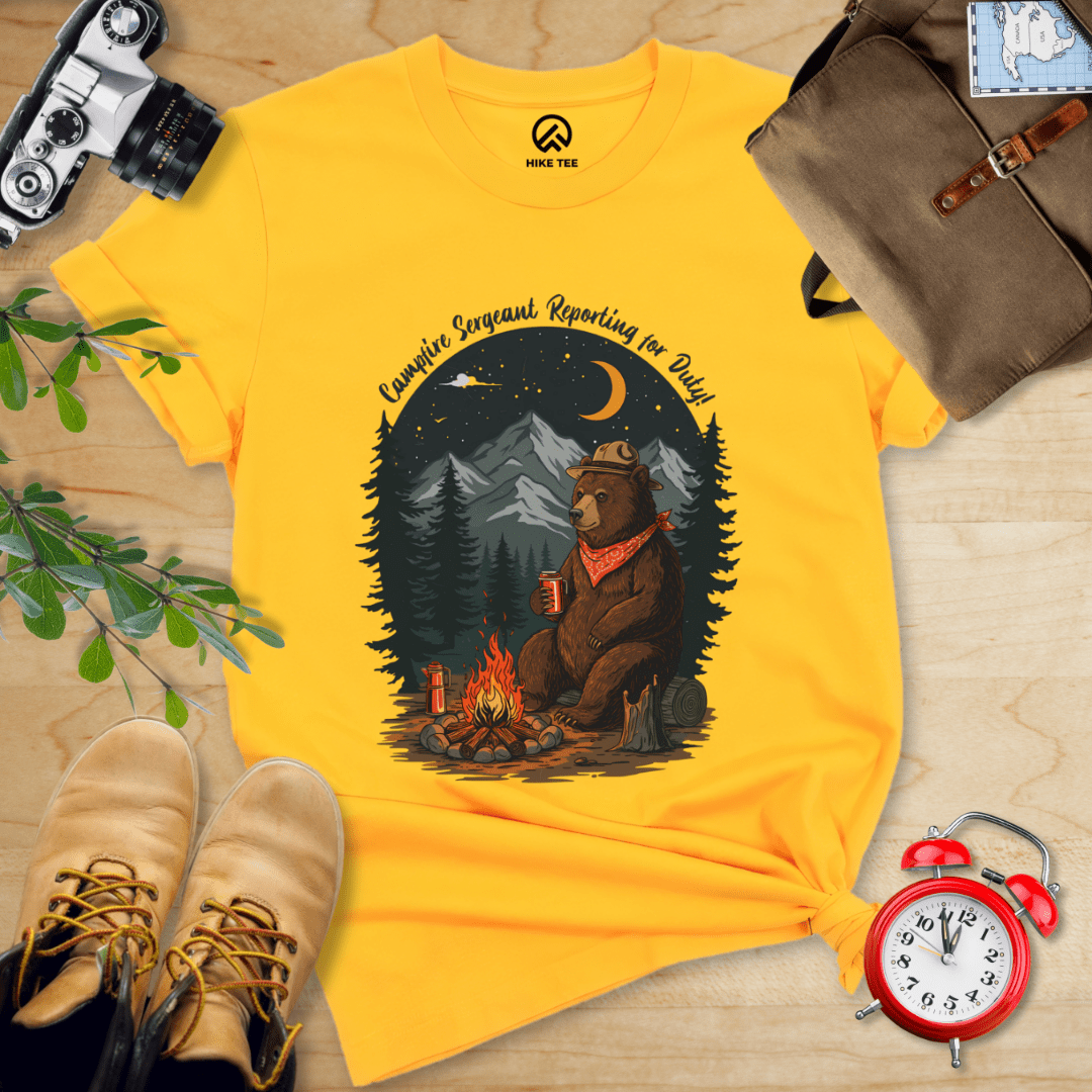 Vmcapparelllc Campfire Sergeant Bear Shirt