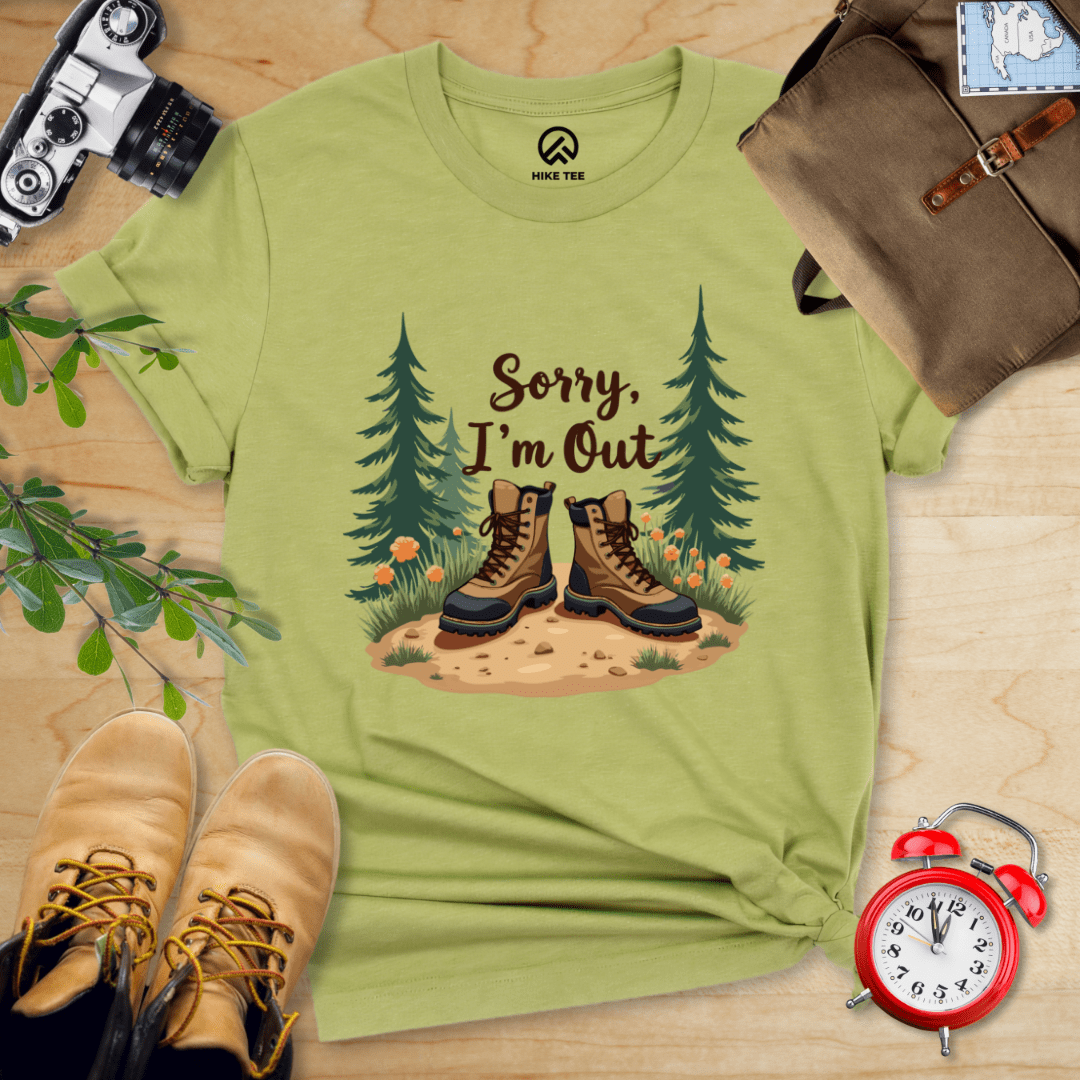 Vmcapparelllc Sorry, I'm Out Hiking Shirt